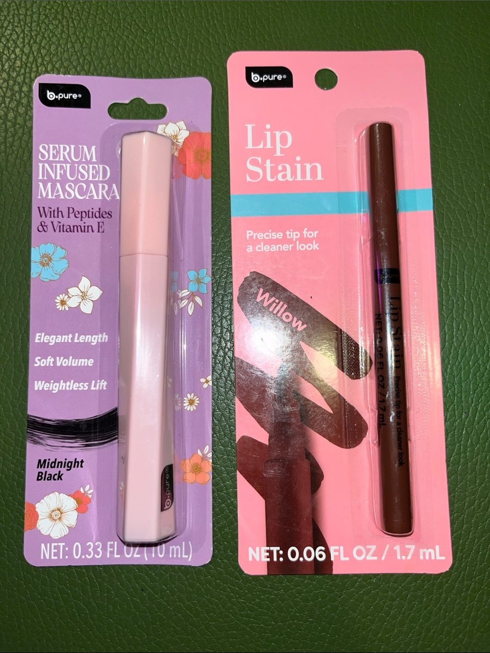 Marshalls Serum Infused Mascara & Lip Stain Duo - Pink & Brown